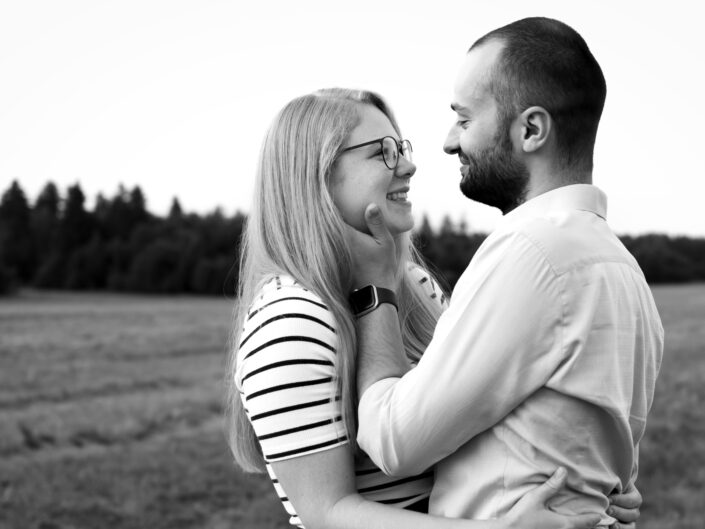 Schwarz-Weiß Shooting mit C + M